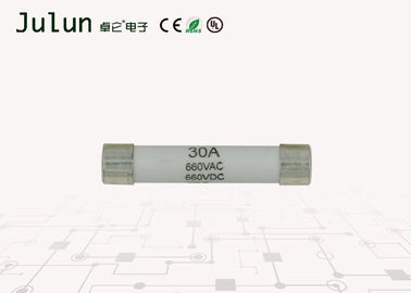 CA del fusibile 660v del colpo del cappuccio della rottura rapida ad alta tensione cilindrica del fusibile 30Ma/660v dc veloce 6x30mm