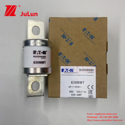 690V Fusibili per automobili in ceramica M6/M8 Twin Flat Plate Bolt Type 0.43kg Soluzione di fusibili pesanti