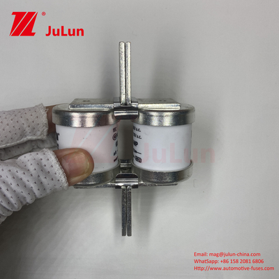 690V tensione nominale BUSSMANN 630MMT Fusibili per automobili in ceramica con doppia piastra piatta per installazione M6/M8