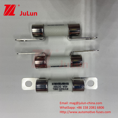 Automobile 25A 15A 30A 750VDC EV FUSE Tipo bullone Fusibili ceramici per auto Protezione elettrica