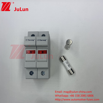 PV-30 CE TUV 10*38mm Dc 6A 8A 10A 12A 15A 20A 25A 32A PV Solare Dc 1000V Fuse con portafusibili