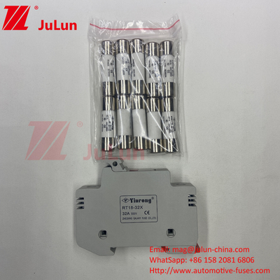 Fuse solare Pv / Din Rail Fuse solare per inverter 1500VDC 1000VDC 500VDC 10A-63A 30kA