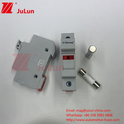 Fusibili fotovoltaici solari 1000VDC 15A con fusibile Fusibili fotovoltaici solari 6A 10A 15A 20A 25A 30A Alta tensione per sistema solare