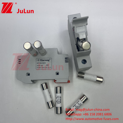 Fuse solare ad alta tensione 10A~63A Per inverter fotovoltaico solare 500vdc 1000vdc 1500vdc