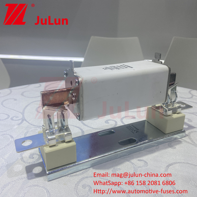 200A Standard Din Guida Fuse Holder Basso Voltaggio 1500VDC Solar Fuse Holder