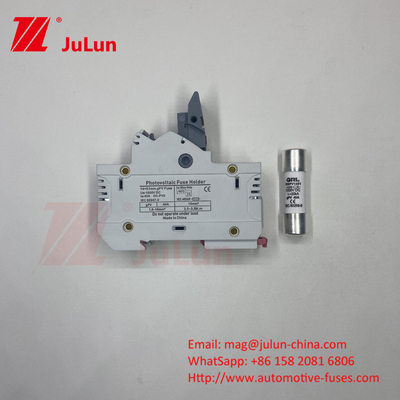 Portatore di fusibile solare fotovoltaico con fusibile prezzo14x51MM RT18X-63 RO16 Indicatore luce veloce