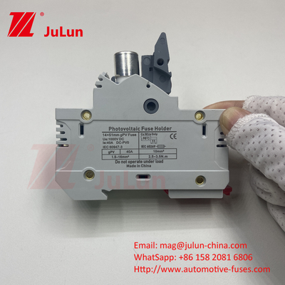 Invertitore solare fotovoltaico pannello solare fusibile termico AC RT18-125 fusibile 10x38 6A Isolatore Italweber