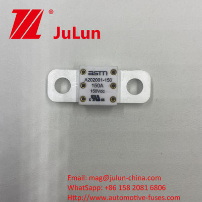 Sistema elettrico del veicolo ASTM 20200-400A 150VDC con fusibili automotive in ceramica Caratteristiche elettriche 1.0In 4 ore 3.0In 10s Max