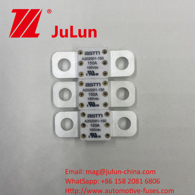 ASTM corrente elettrica 100A 150VDC A202001 Fusibili per auto in ceramica per prestazioni durevoli