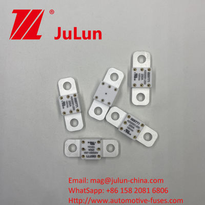 Caratteristiche elettriche ASTM A202001 300A 150VDC Fusibili ceramici per autoveicoli per apparecchiature pesanti