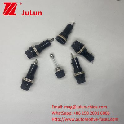 Piede di rame nero 5*20 6*30mm Porta fusibili per auto Bakelite elettrico