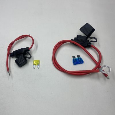 UL Casella di fusibili a lame in linea impermeabile Standard/Plug medio in porta fusibili auto con 22awg 20awg 18awg 16awg 14awg 12awg 10awg