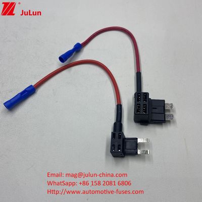 F3a 5a 10a 15a fusibile tocca da 16awg auto aggiungi un adattatore fusibile a lama acu circuit con supporto per fusibili per camion per auto