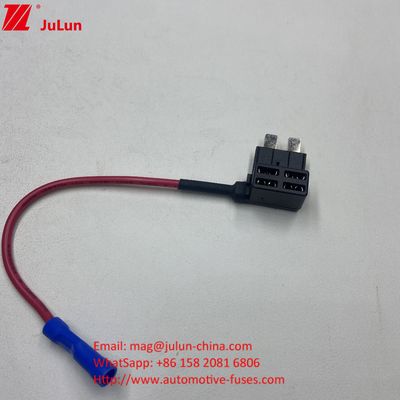 Portatore di fusibili per auto 12V Mini Fuse Tap Adapter ATM APM Blade Fuse Holder, Blade Fuse Box Holder Plug