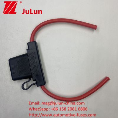 ATC/ATO Custom Inline Fuse Holder 14AWG 16AWG 18AWG 20AWG Cabling Harness 80AMP Blade Fuse Automotive Fuse Holder