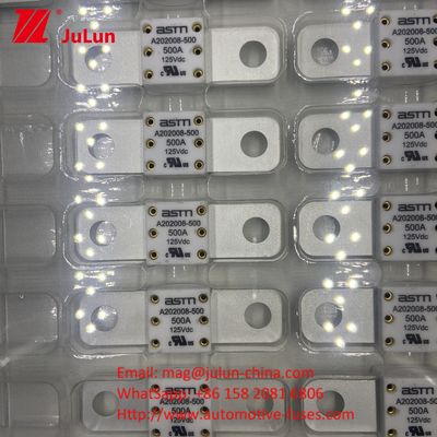 Fusibili per veicoli in ceramica a corrente elettrica 200A ASTM A202008 125VDC per prestazioni di lunga durata