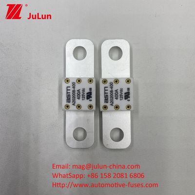 Ceramica Automotive 125VDC A202008 500A Fusibili Metodo di montaggio a vite e distanza di buco di 50,8 mm