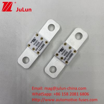 Camion 400A 125VDC Distanza tra 2 fori Fuse della batteria dell'auto da 50,8 mm Per sistemi di comunicazione dell'ascensore