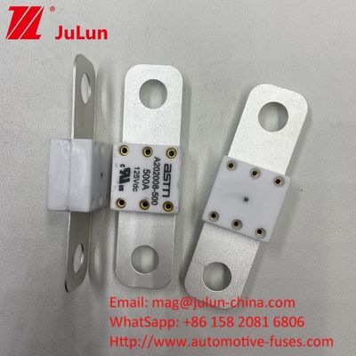 500A Auto A202008 125VDC Portatile EV caricabatterie fusibile 100A 125A 150A 200A 250A 300A 400A 500A