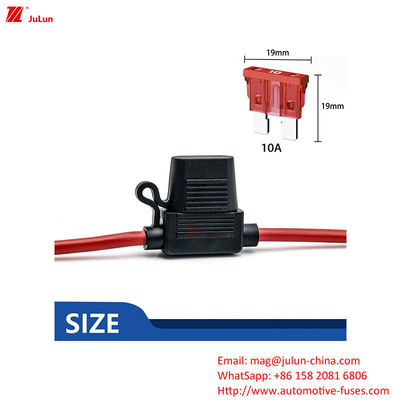 Tensione massima 72VDC Portatore di fusibile per auto impermeabile resistente alle alte temperature