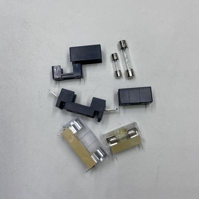 6*30mm 5*20mm pannello montato nero 25A 250V porta fusibili in vetro