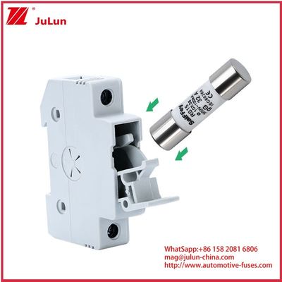 RS15 GG32A 500VDC 100KA Fusibili per automobili in ceramica 10*38mm Tenitore IEV60269