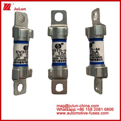 EV315-M 15A 500VDC GR Tubo ceramico circuito di fusibile tubulare per autoveicoli Protezione ambientale Affidabilità conforme a ISO8820