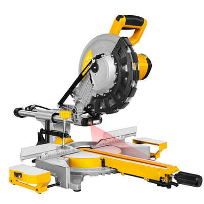 Serratura per la lavorazione del legno attrezzi 2400W Miter scivolo composto 10 pollici Miter taglio 255mm Per artigiani fai-da-te