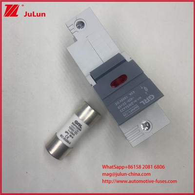 Portafusibile fotovoltaico 63A 1000VDC 22*58mm 6 KV Solare per installazione su guida DIN Conforme a IEC
