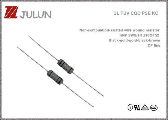 Resistenza Subminiature ceramica rivestita non combustibile della ferita del cavo